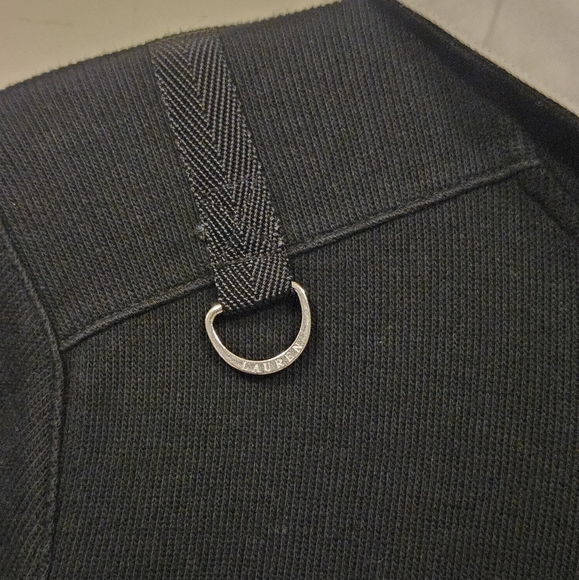 Lauren Ralph Lauren Black Hooded cotton SweaterJacket Button Up size XS - Picture 4 of 9